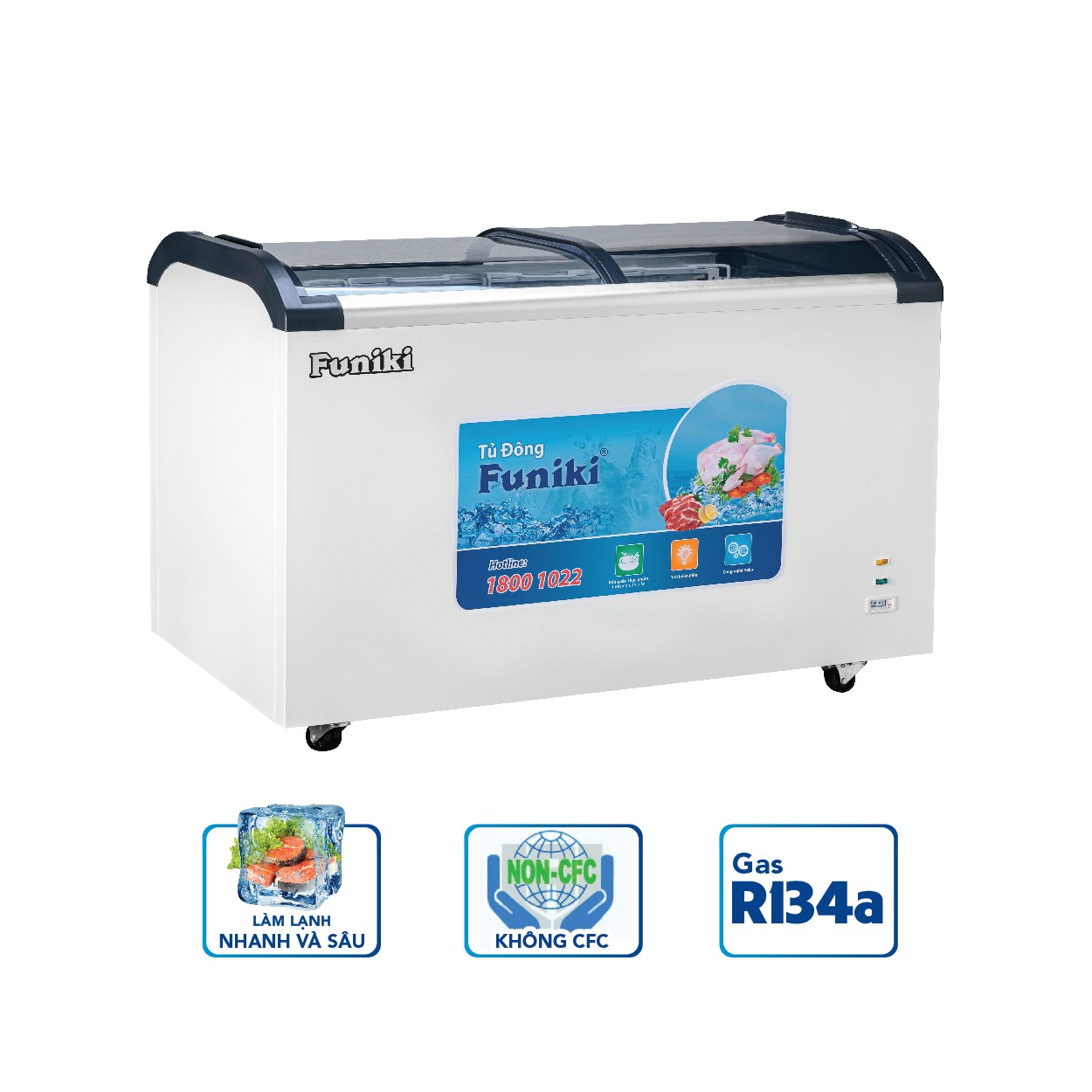 Tủ đông trưng bày HCF 680S1PĐG.N