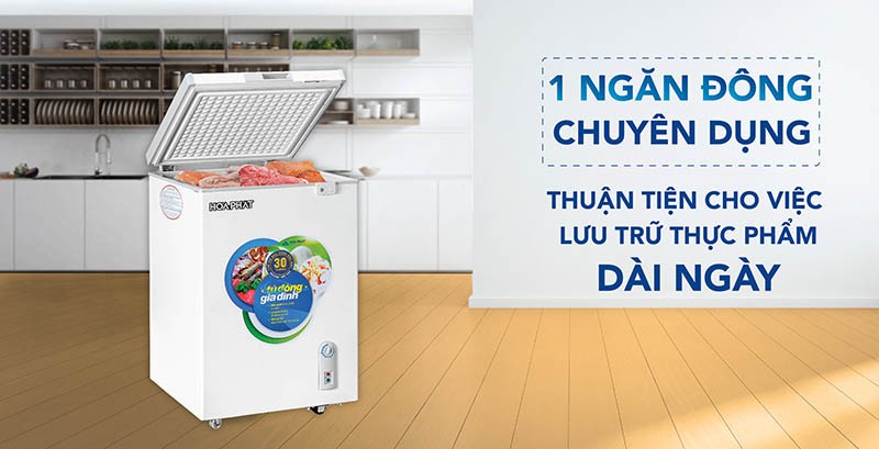 Tủ đông trữ sữa ngang là sựa lựa chọn của đa số các mẹ 