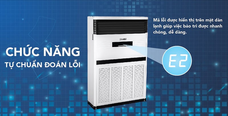 Điều hòa đứng Funiki có chức năng tự đoán lỗi