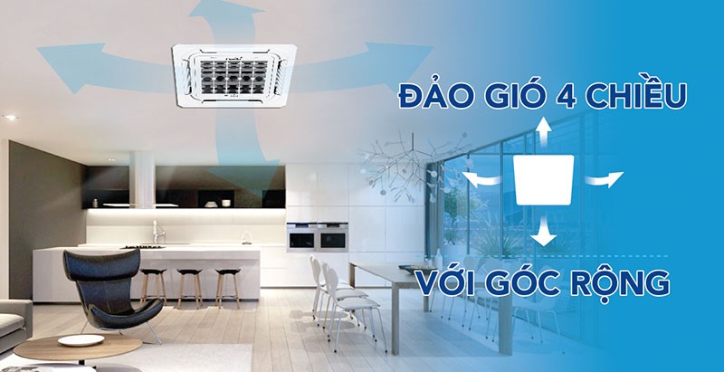 Điều hòa Funiki 2 chiều đảo gió 4 chiều