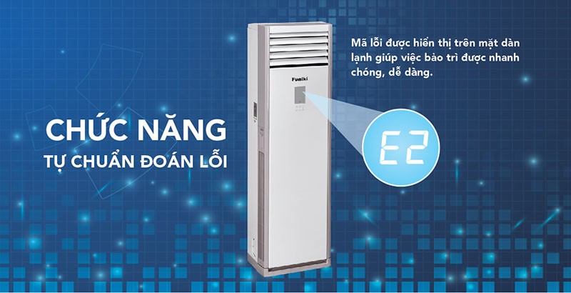 Điều hòa Funiki 2 chiều có chức năng tự đoán lỗi