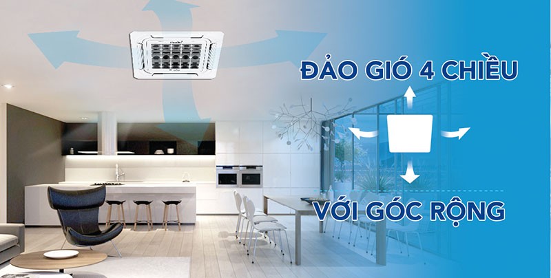 Điều hòa Funiki 50000btu CH 50MMC đảo gió 4 chiều