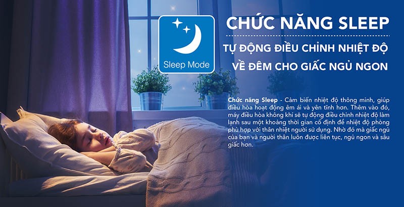 Điều hòa Funiki Inverter có chức năng Sleep