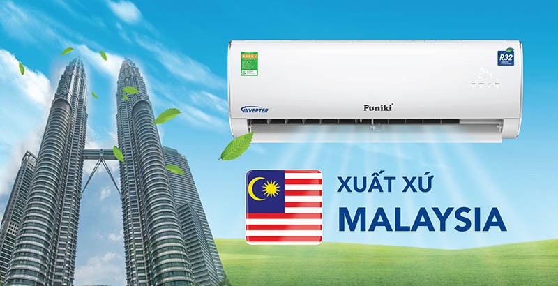 Điều hòa Funiki R32 xuất xứ Malaysia