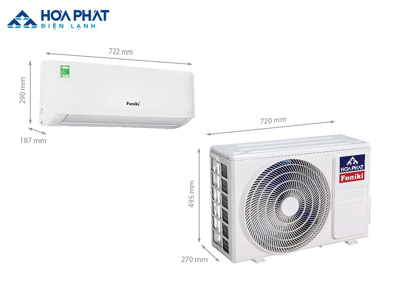 Điều hòa Funiki 2 chiều SH 09MMC2 treo tường có thiết kế và tính năng phù hợp thị hiếu người Việt