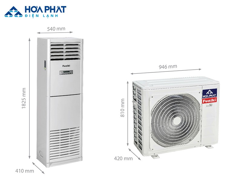 Điều hòa đứng FH 36MMC 2 chiều có kiểu dáng nhỏ gọn, tinh tế