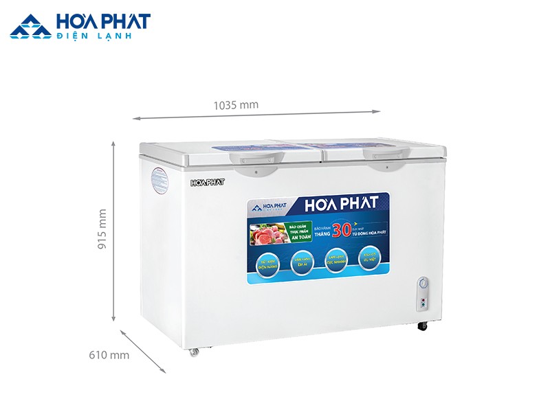 Kích thước tủ bảo ôn dung tích từ 200L - 300L