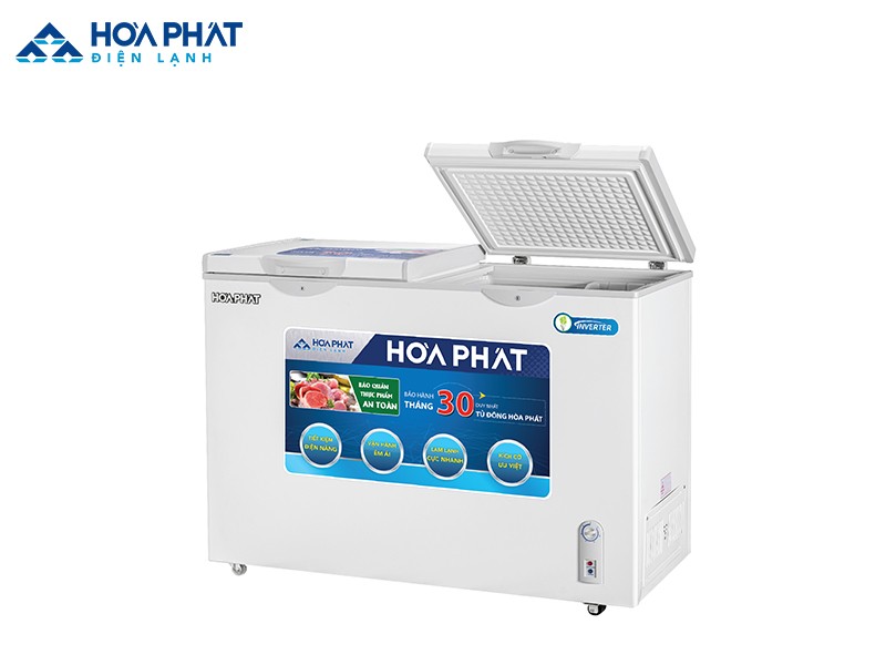 Tủ đông Hòa Phát Inverter HCFI 606S2Đ2