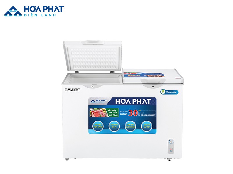 Kính cường lực có trong tủ đông Hòa Phát HCFI 656S2Đ2 có tính chịu lực cơ học và giữ nhiệt tốt