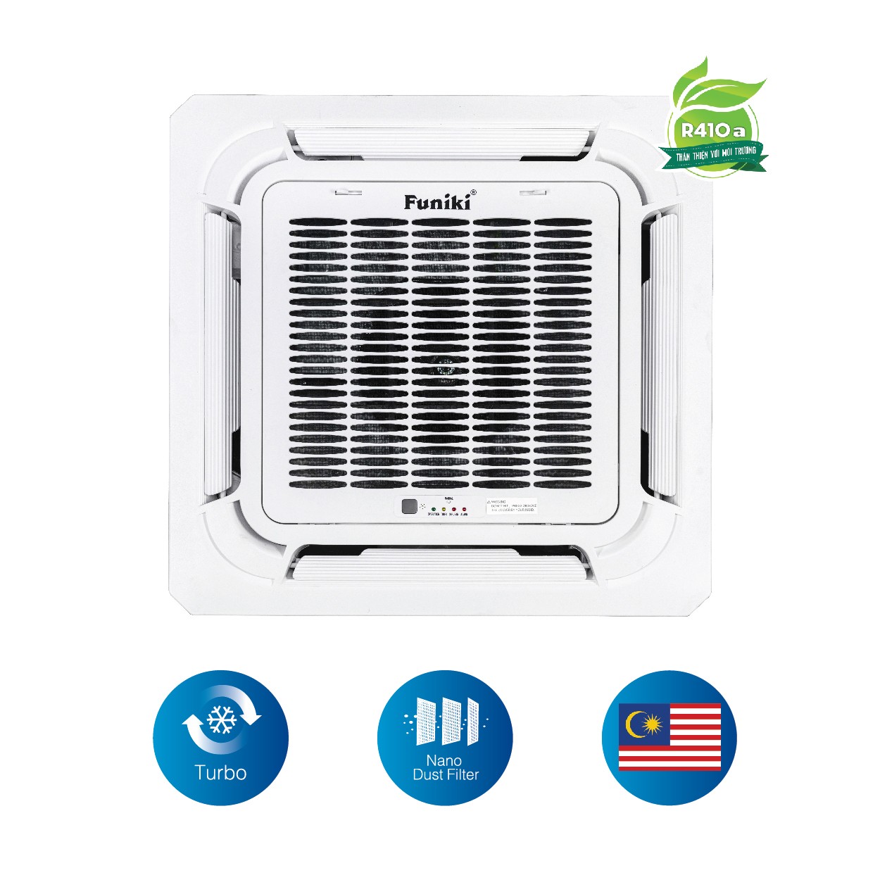 Điều hòa âm trần Funiki CC 18 MMC thích hợp cho không gian phòng cỡ trung bình từ 30 - 40m2
