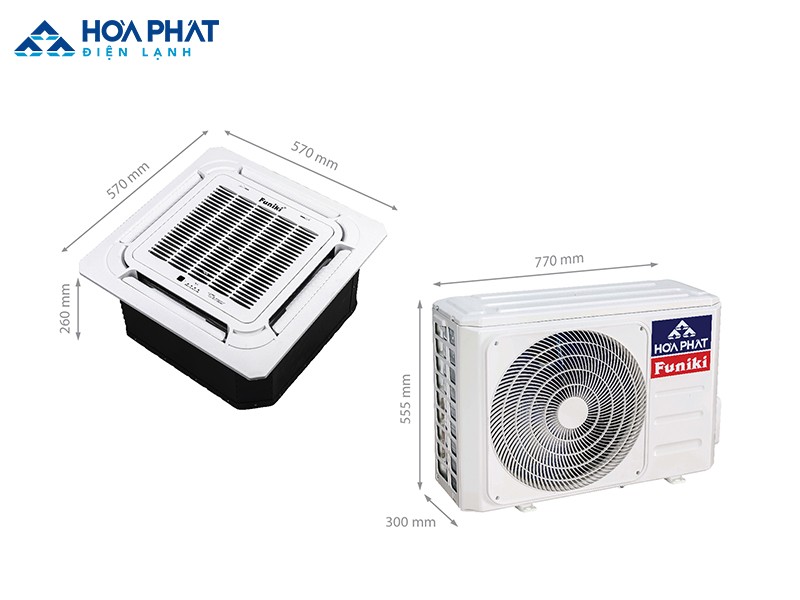 Phòng họp có diện tích 20 - 30 m2 nên sử dụng điều hòa âm trần Funiki CC 18MMC để tiết kiệm diện tích