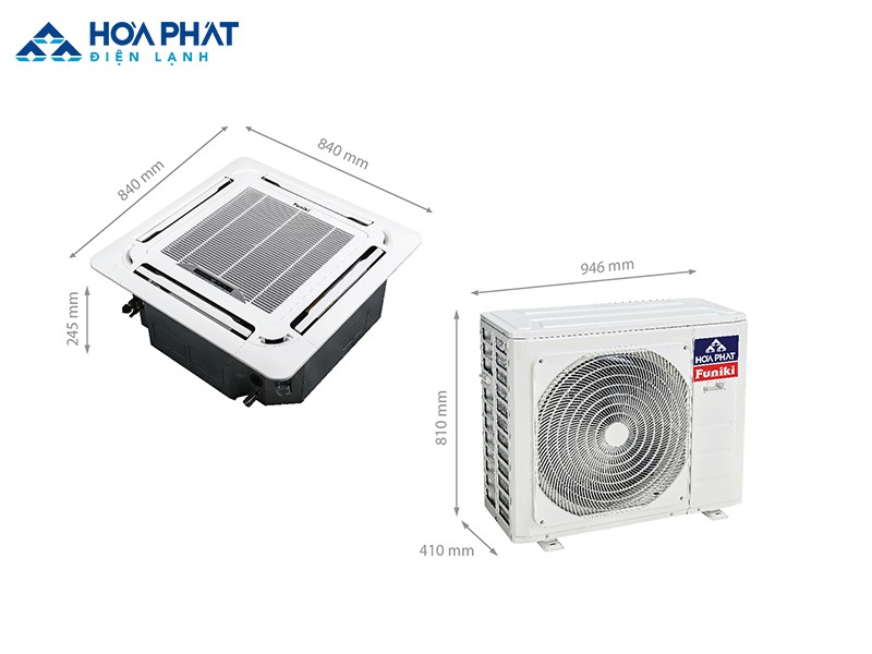 Những quán ăn, quán cà phê… có diện tích trên 40 m2, muốn một không gian đẹp nên dùng điều hòa Funiki CC 36MMC
