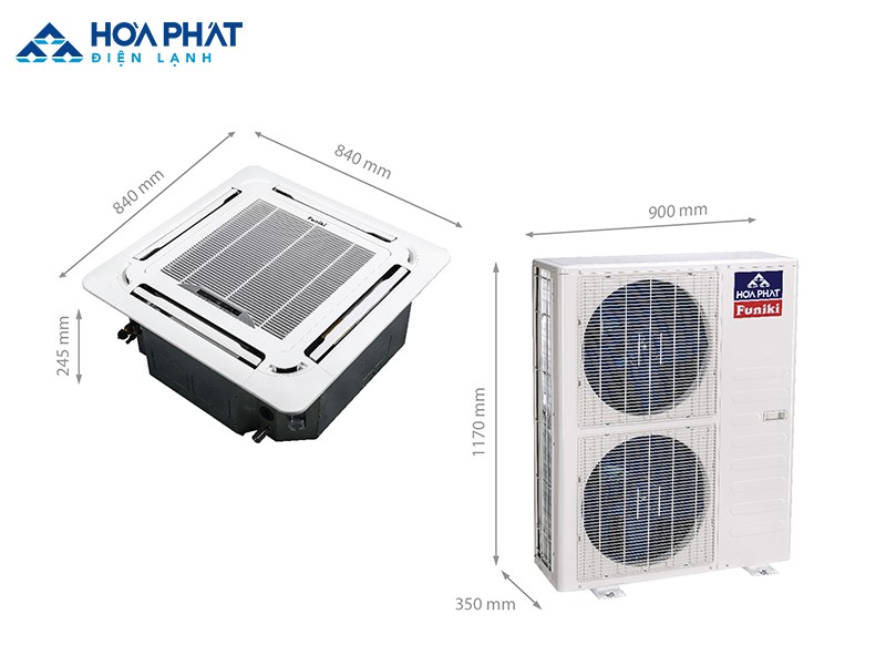 Điều hòa Funiki CC 50MMC phù hợp với siêu thị, cửa hàng, khách sạn, nhà hàng lớn (trên 40m2) cần tính thẩm mỹ cao