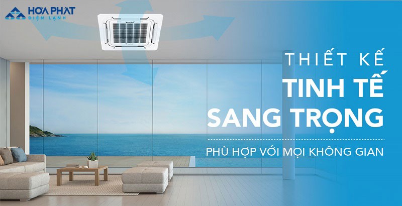 Máy điều hòa âm tường CC 24 MMC của Điện lạnh Hòa Phát được nhiều khách hàng tin chọn vì thiết kế thông minh và tính thẩm mỹ cao