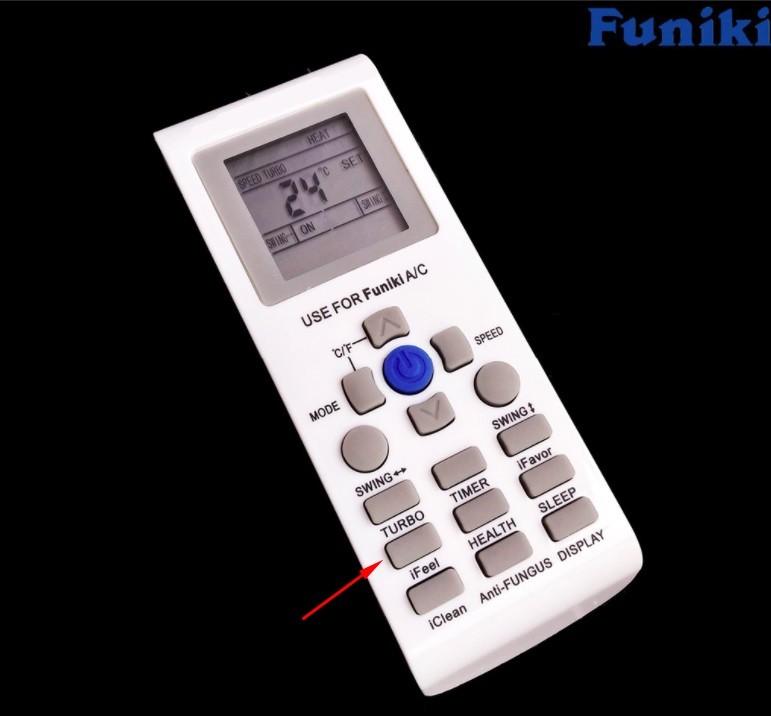 Chế độ Turbo trên điều khiển điều hoà Funiki