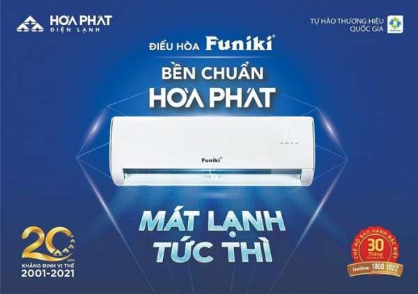 Discover the Funiki air conditioner of Hoa Phat standard durability
