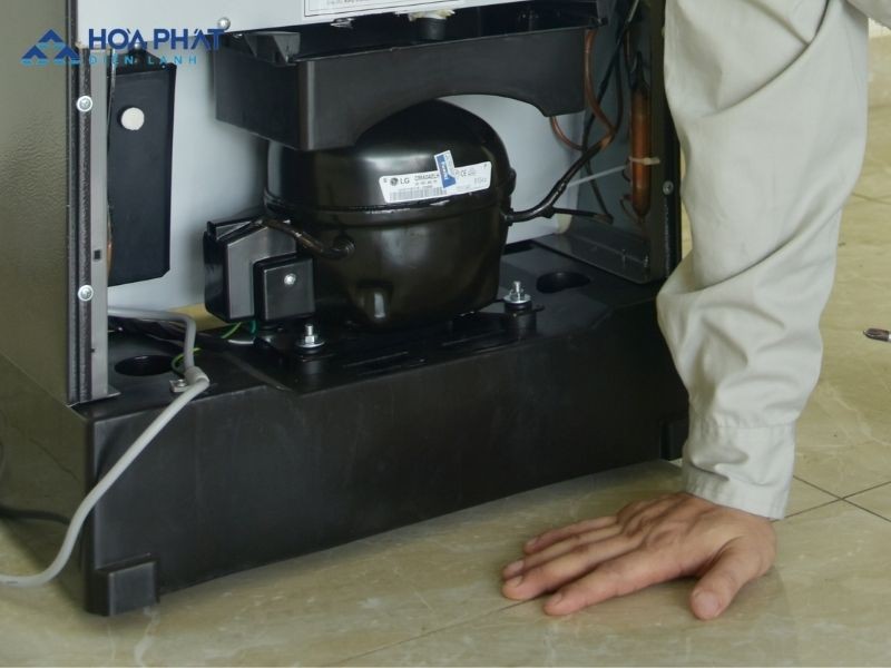 Block nén tủ đông hỏng khiến tủ không chạy