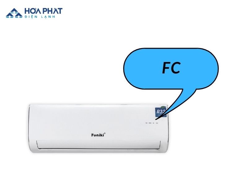 Điều hòa Funiki báo lỗi FC