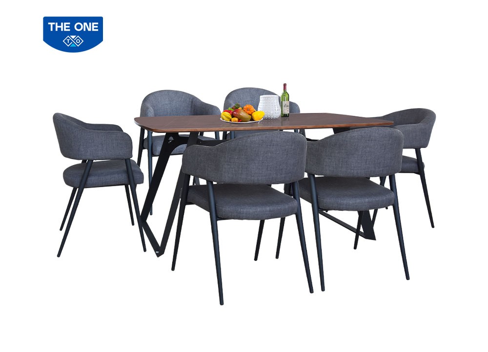 Bàn ghế ăn khung thép THE ONE B64 - G64
