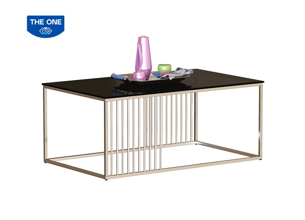 Bàn sofa inox - kính THE ONE BSF604I