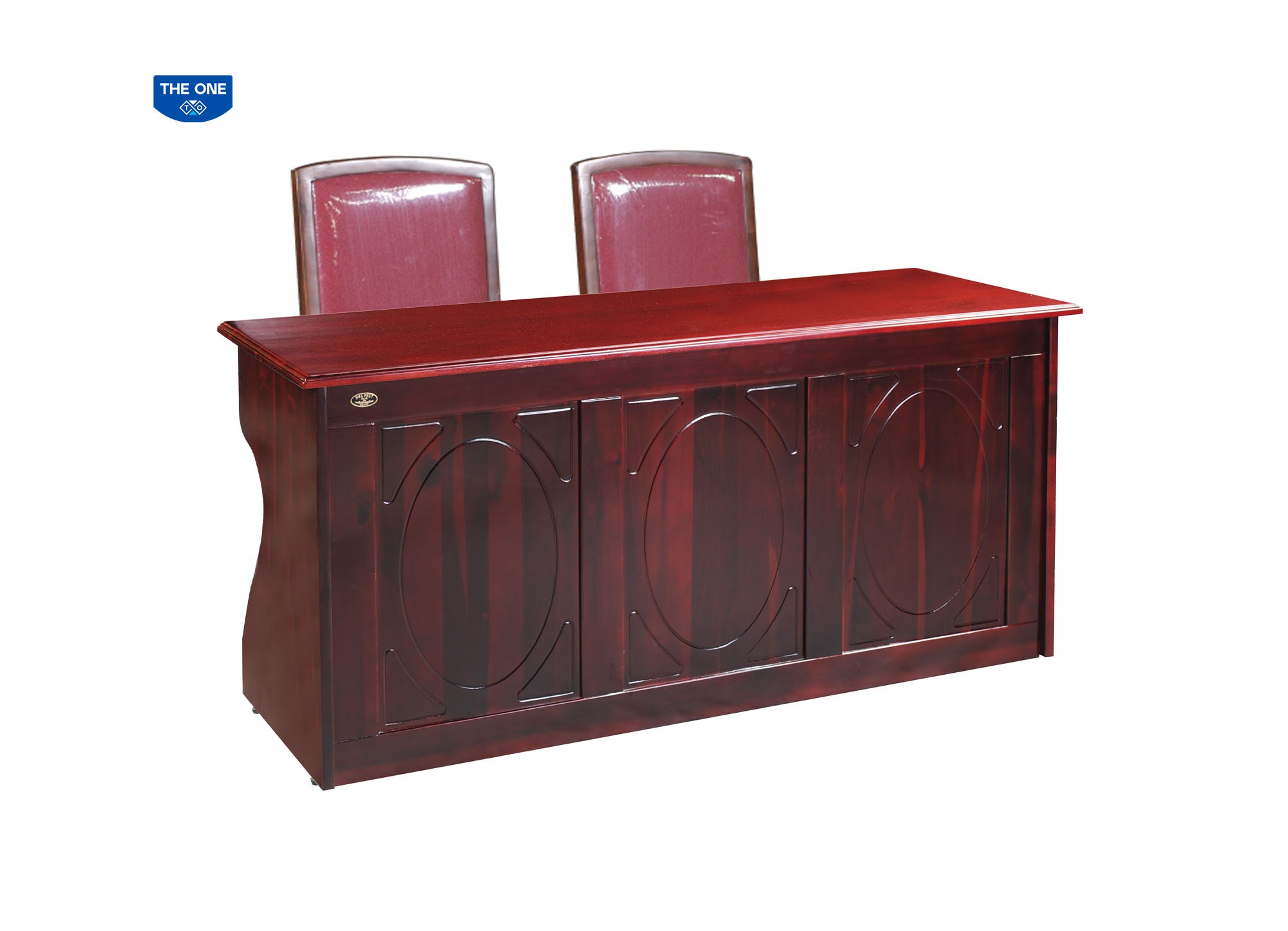 Bàn hội trường gỗ tự nhiên THE ONE BHT12DH4V - BHT15DH4V