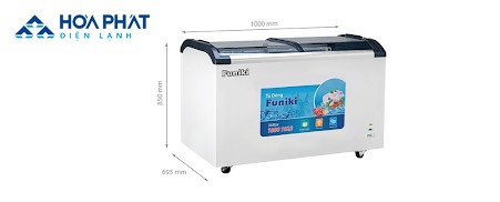 Tủ đông trưng bày Funiki 1 ngăn 2 cánh HCF 500S1PĐG.N