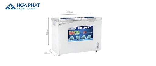 Tủ đông Hòa Phát Inverter 2 ngăn 2 cánh HCFI 656S2Đ2