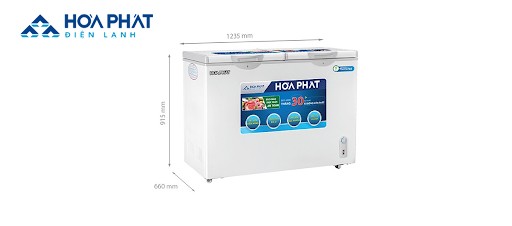 Tủ đông Hòa Phát có ngăn mát HCF 606S2N2