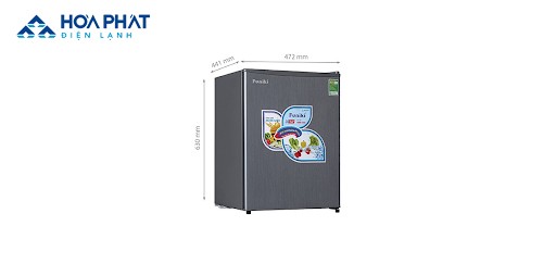  Kích thước tủ lạnh 1 cánh Funiki FR-71CD 74 lít
