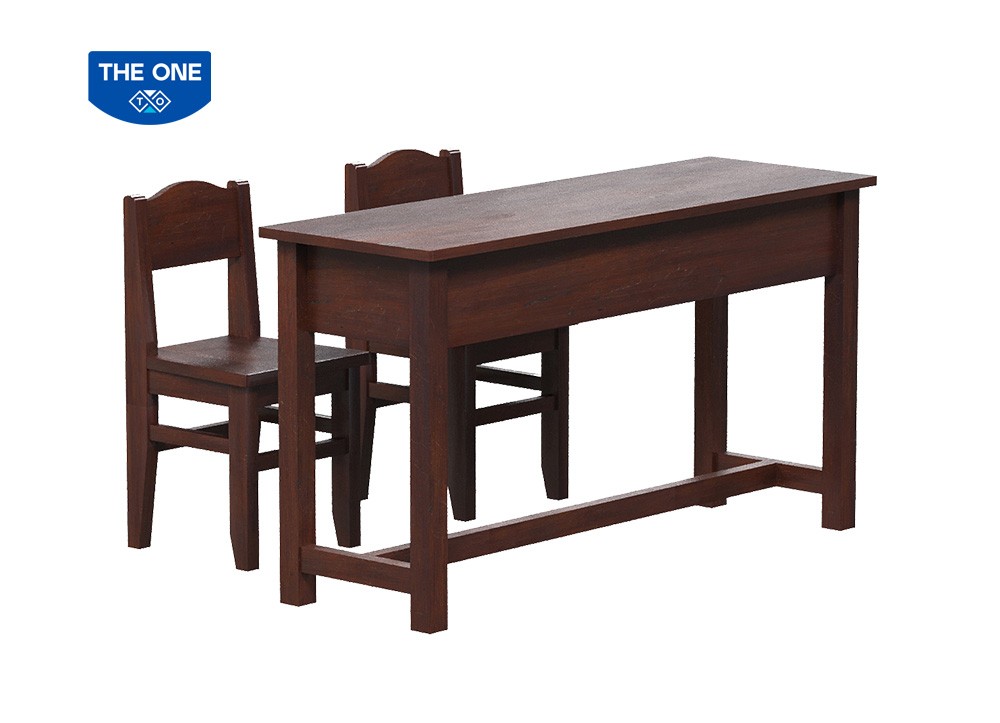 Bàn học sinh gỗ tự nhiên THE ONE BHS501-3 / GHS501-3 / BHS501-4 / GHS501-4/ BHS501-5/ GHS501-5