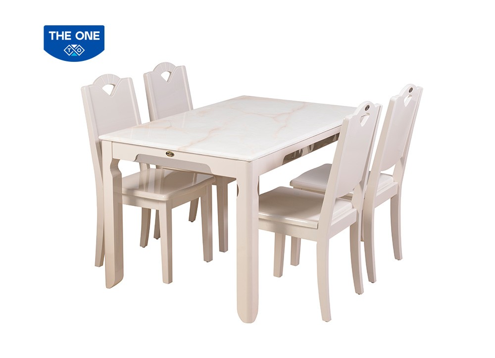 Bàn ghế ăn cao cấp THE ONE HGB65A-B - HGG65