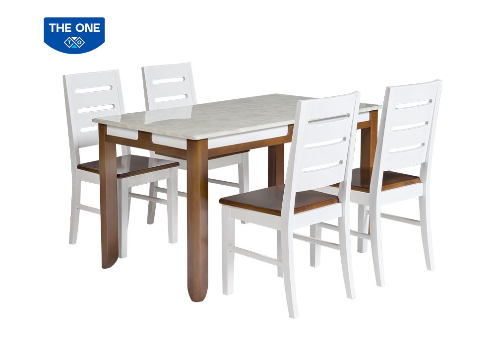 Bàn ghế ăn cao cấp THE ONE HGB64A-B  -  HGG64