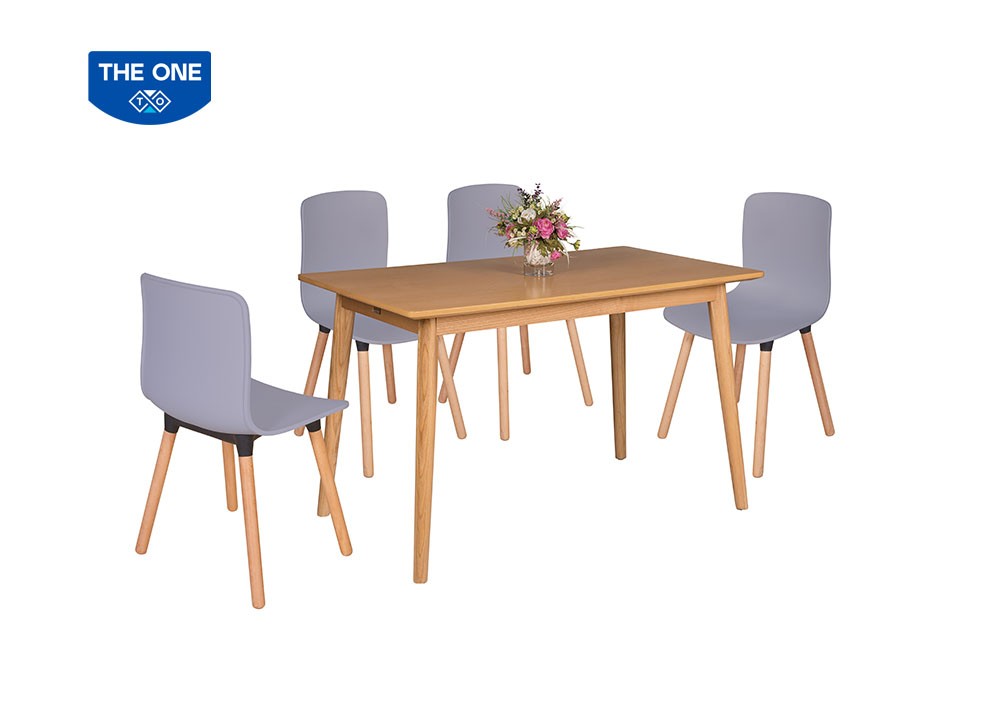 BÀN GHẾ ĂN GỖ TỰ NHIÊN THE ONE HGB73