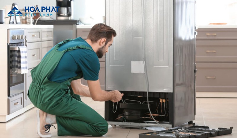 block tủ ạnh bị hỏng gây tiếng kêu to bất  thường 