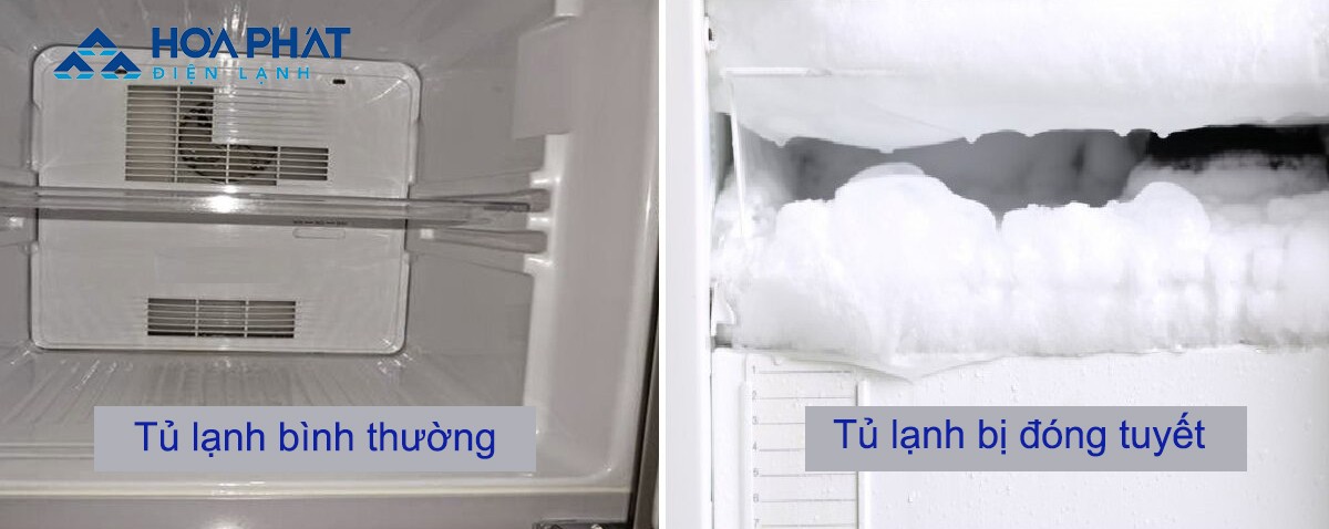 Hiện tượng tủ lạnh bị đóng tuyết ngăn đá