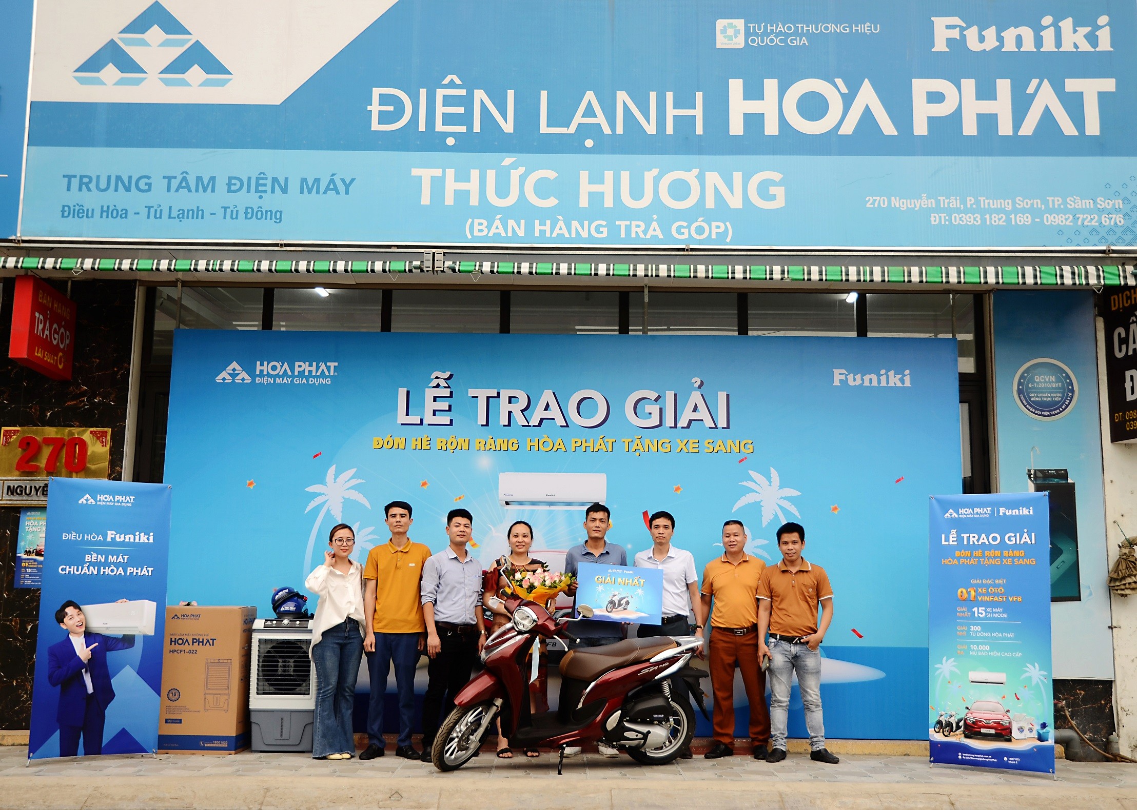 ĐIỆN MÁY GIA DỤNG HOÀ PHÁT TRAO SH MODE CHO KHÁCH HÀNG MAY MẮN