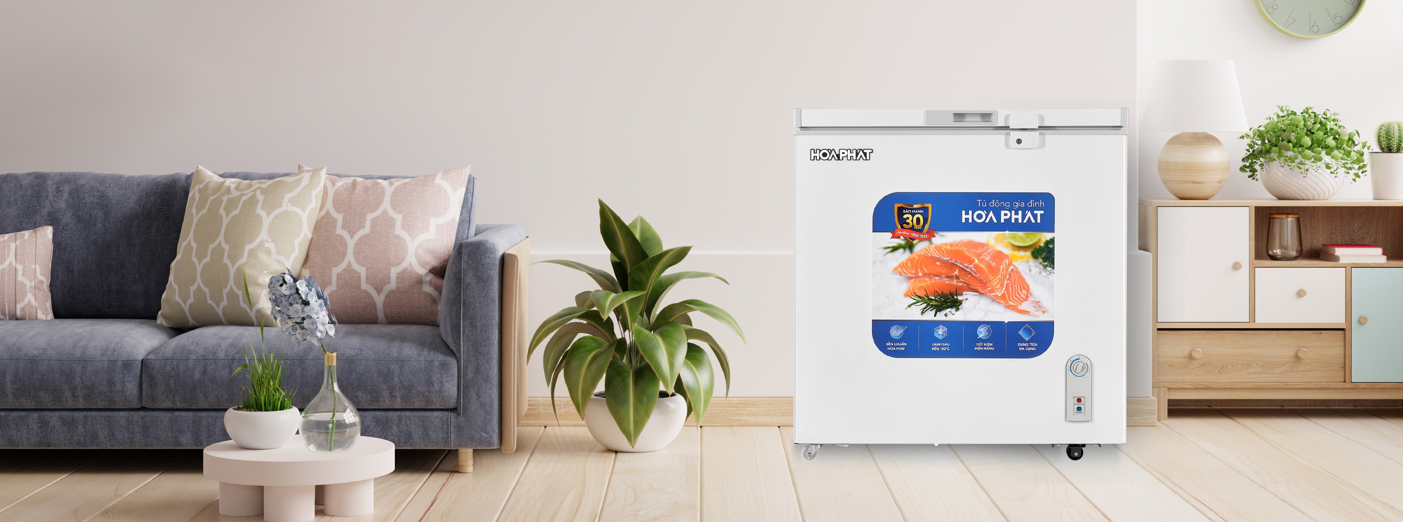 Tủ đông Hòa Phát HPF AN6162 162Lít