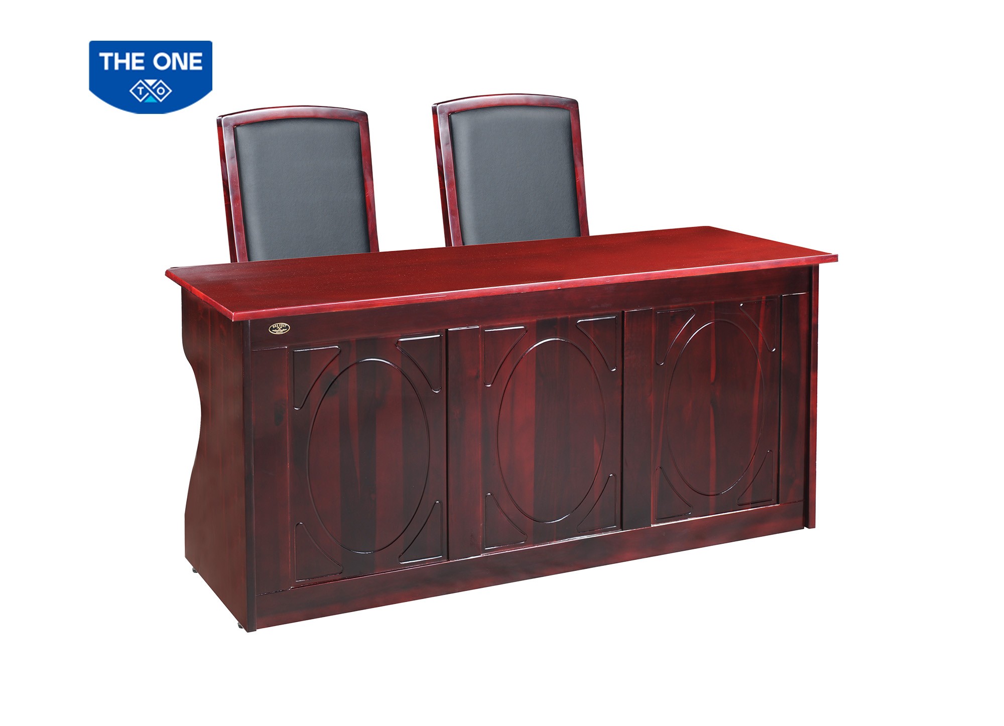 Bàn hội trường gỗ tự nhiên THE ONE BHT12DH4V - BHT15DH4V