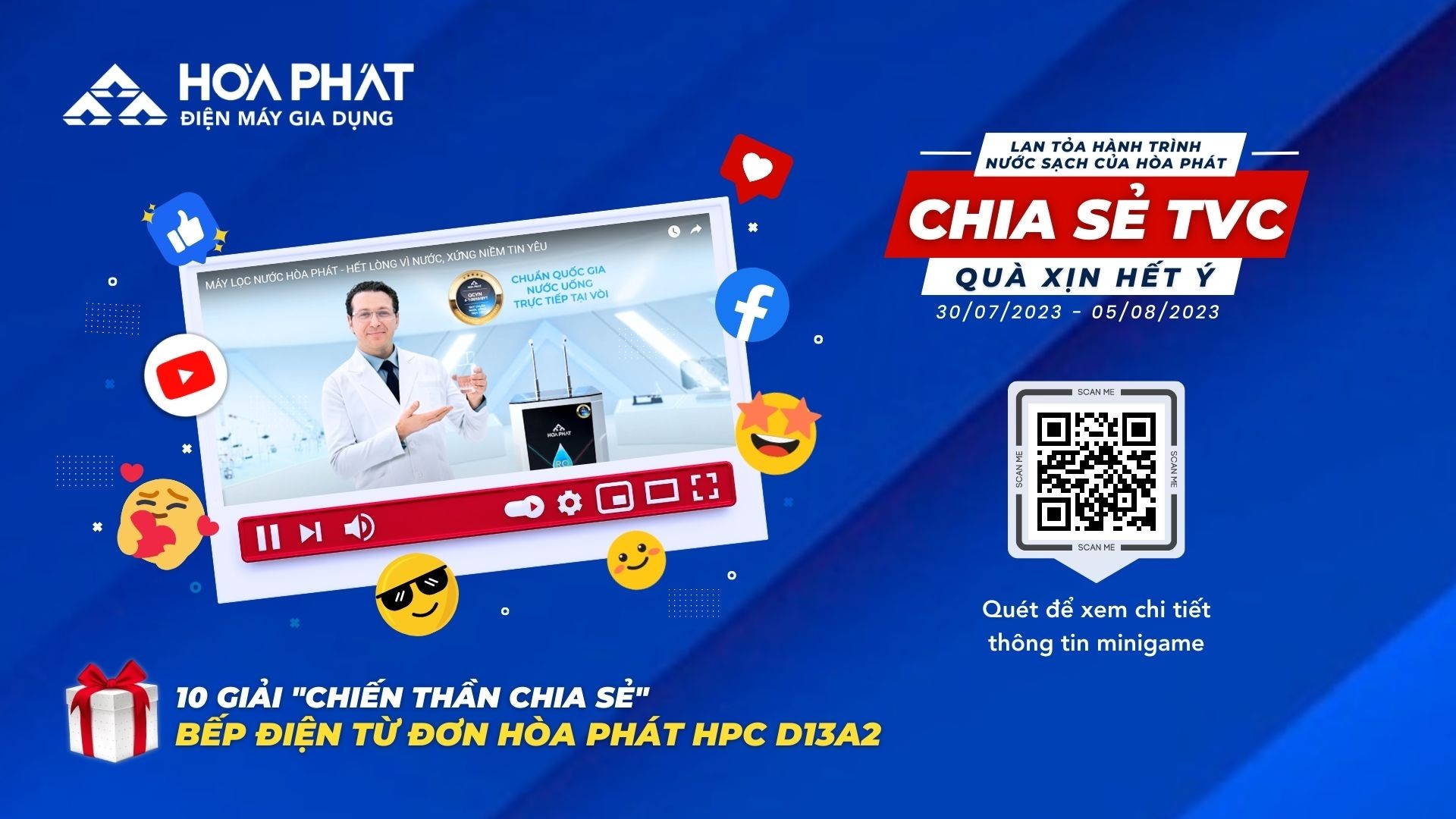 Phát động minigame chia sẻ TVC tặng bếp điện từ dành riêng cho CBCNV Tập đoàn Hòa Phát