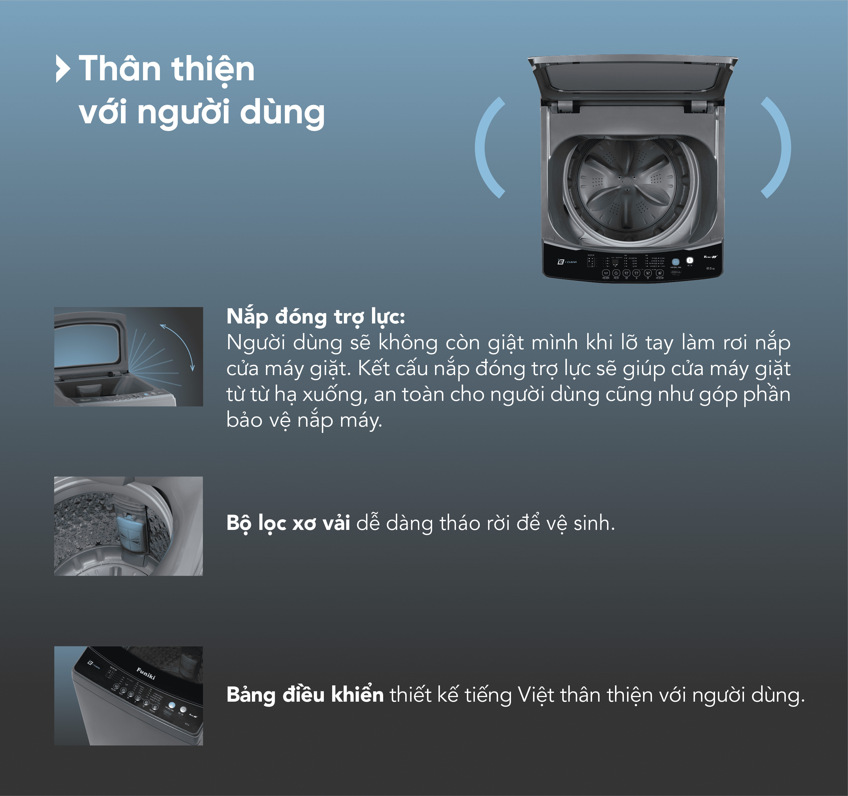 Dễ sử dụng, thân thiện với người dùng