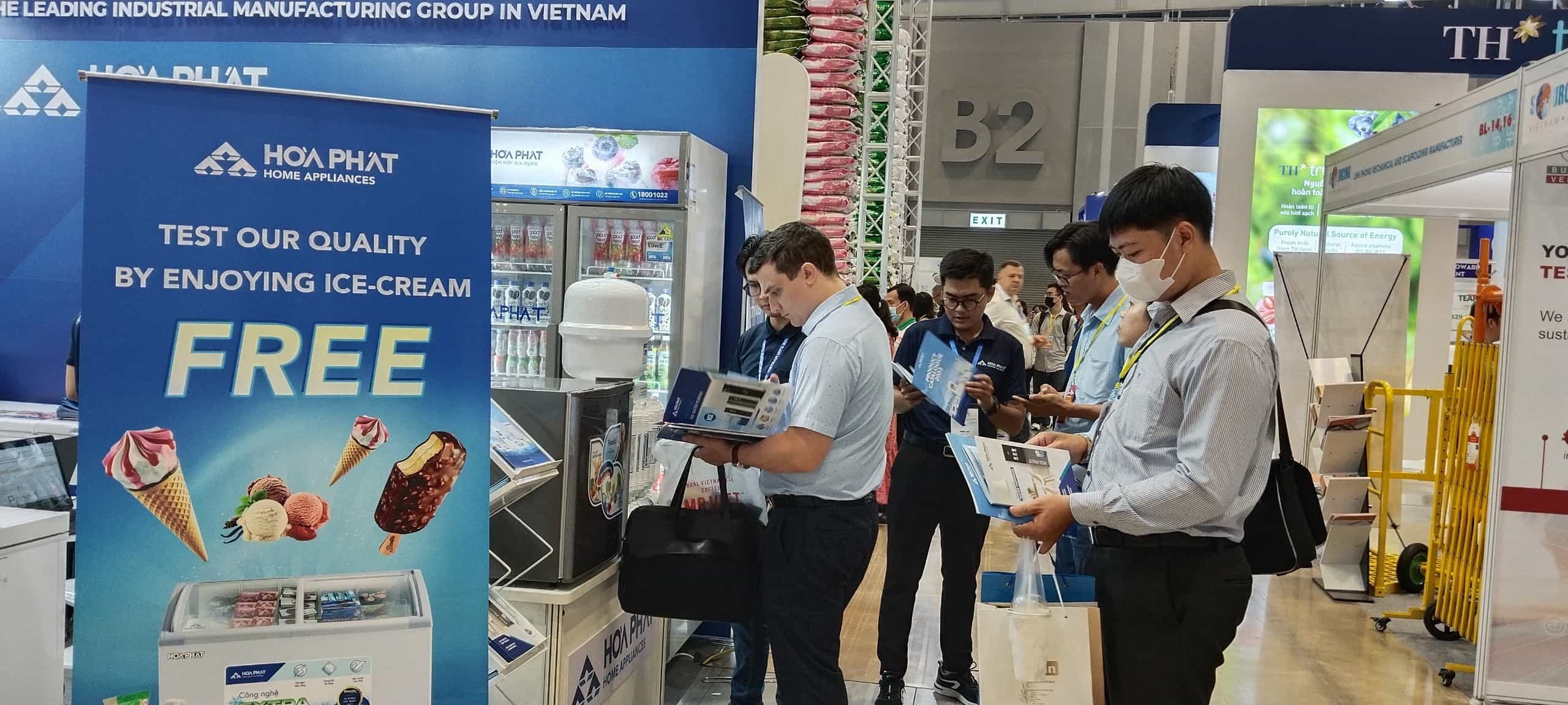 Điện máy gia dụng Hòa Phát lần đầu tham gia Triển lãm quốc tế về chuỗi cung ứng