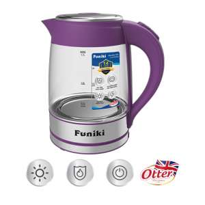 Ấm siêu tốc thủy tinh 1,8 lít Funiki HKT5239