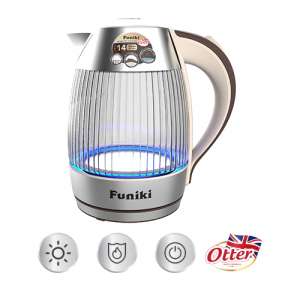 Ấm siêu tốc thủy tinh 1,8 lít Funiki HKT5252