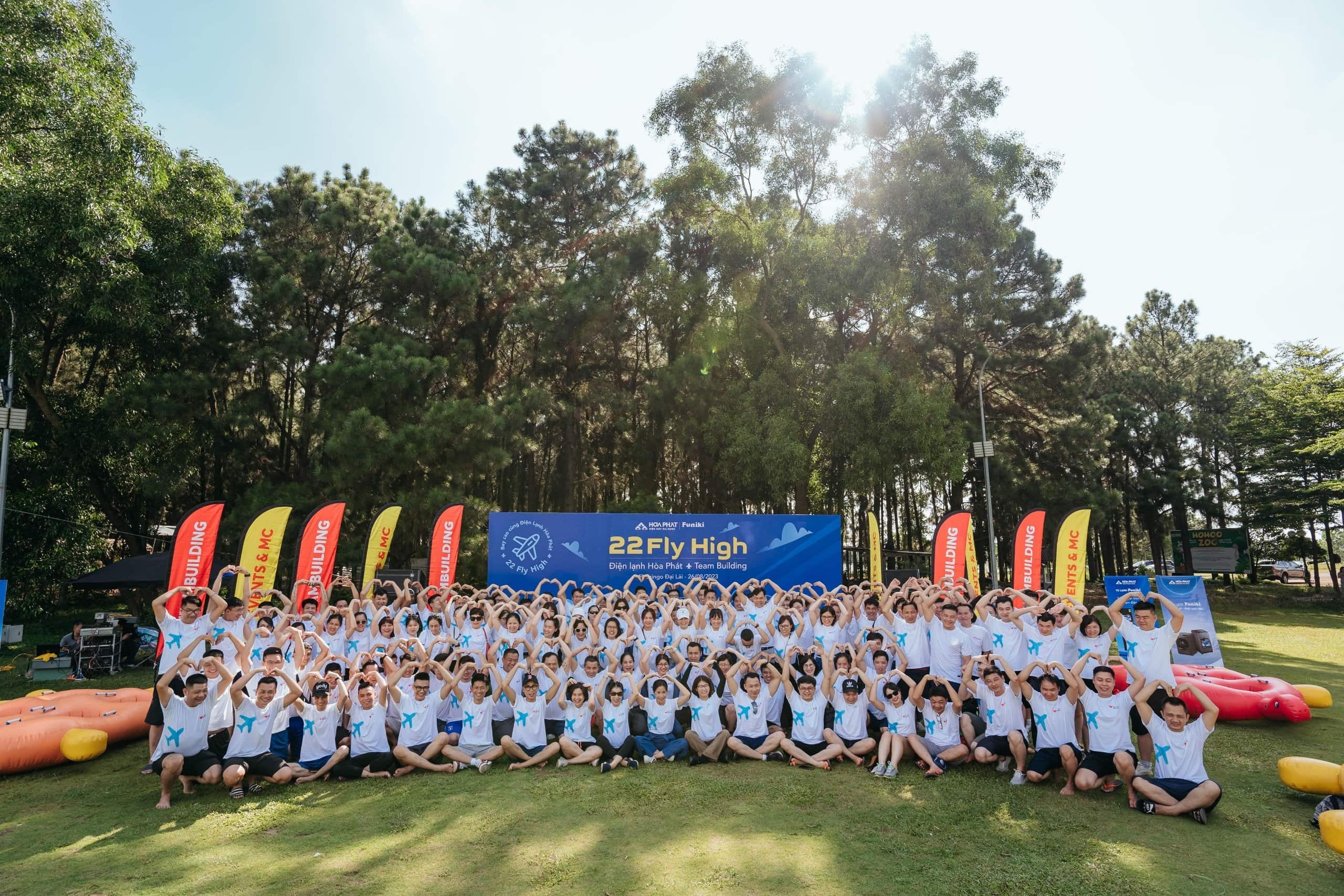 Điện lạnh Hòa Phát tổ chức team building 2023 với chủ đề “22 Fly High”