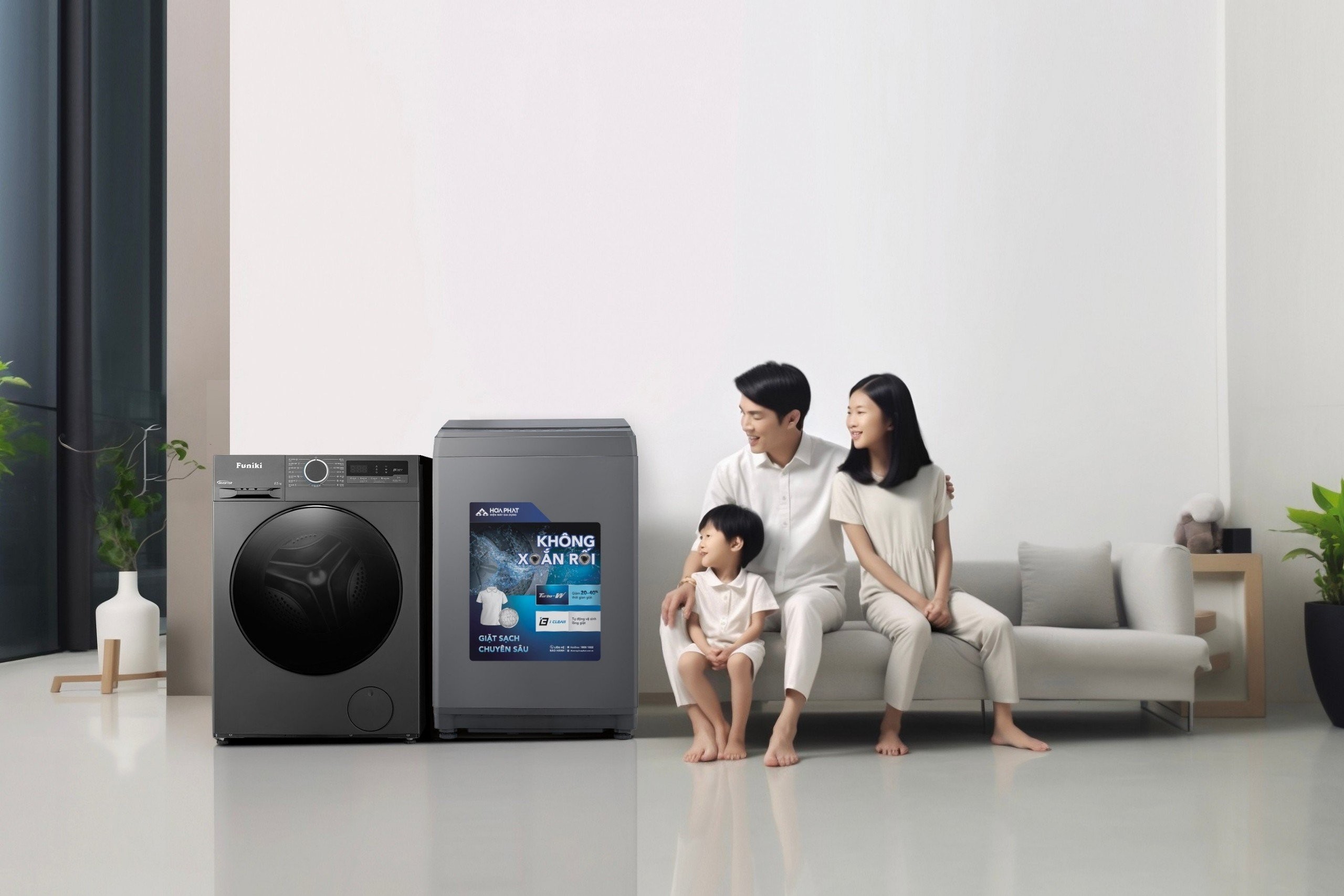 5 lý do khiến máy giặt Funiki trở thành trợ thủ trong mọi gia đình Việt