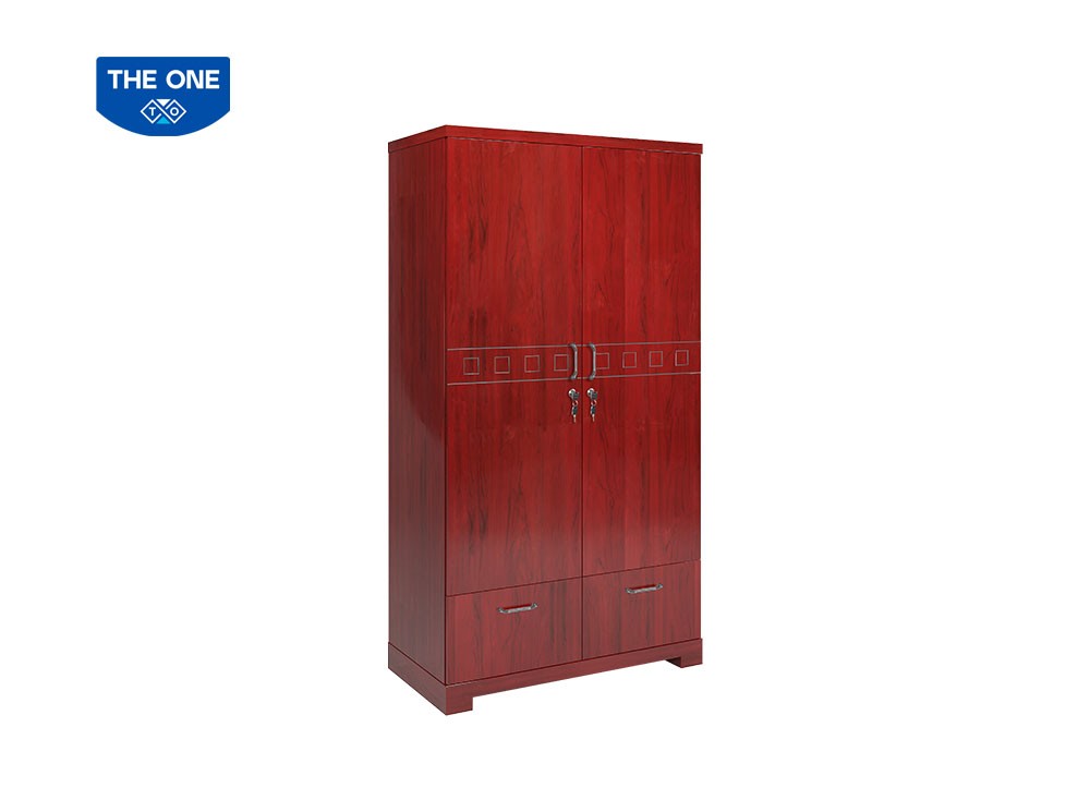TỦ ÁO GỖ CÔNG NGHIỆP PHỦ SƠN PU THE ONE TA2B2N