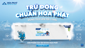 TRỮ ĐÔNG CHUẨN HÒA PHÁT: "CÙNG THẾ HỆ TỦ ĐÔNG DUNG TÍCH LỚN TỚI 1190L"
