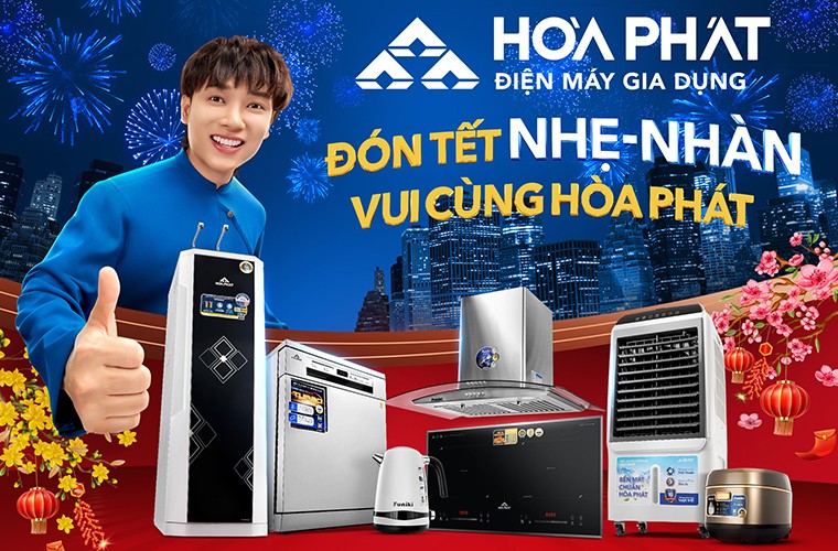 Điện máy Gia dụng Hòa Phát ra mắt hàng loạt thiết bị và gia dụng nhà bếp mới