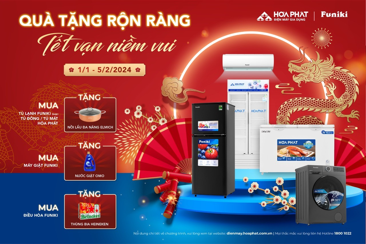 ĐIỆN LẠNH HÒA PHÁT “GÂY BÃO” THỊ TRƯỜNG TẾT CHỈ SAU THỜI GIAN NGẮN