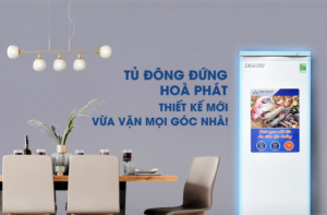 TỦ ĐÔNG ĐỨNG HOÀ PHÁT THIẾT KẾ MỚI, VỪA VẶN MỌI GÓC NHÀ